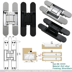 Bản lề âm giấu khuôn 3D tải trọng 80Kg – Điều chỉnh 3 chiều cao cấp Bản lề âm giấu khuôn 3D tải trọng 80Kg – Điều chỉnh 3 chiều cao cấp